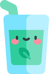 smoothie Illustration on a white background