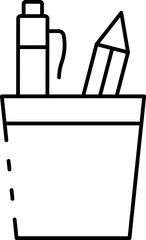 stationery Illustration on a white background