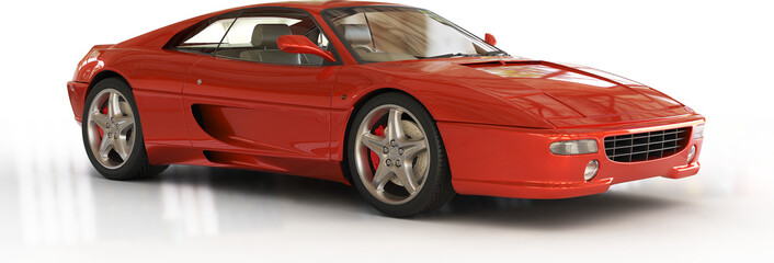 red sports car © Dakshata