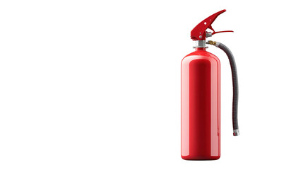 Bright red fire extinguisher, essential safety tool for home and office protection