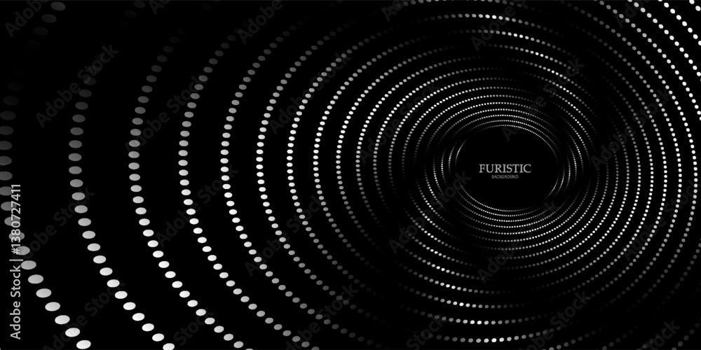 Poster halftone circular dotted frames set. circle dots texture isolated on white background. spotted spray
