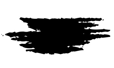 Abstract brush illustration, bubble speech 