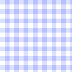 Pastel blue gingham seamless pattern design