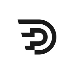 letter D logo