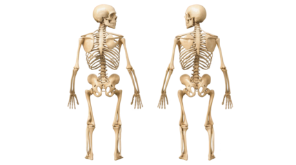 Intricate skeletal structures, a comparative anatomy of human bone composition and articulation