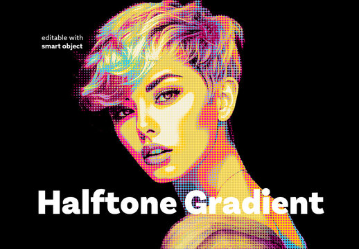Halftone Gradient Effect