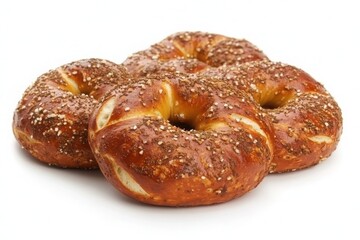 Soft Pretzels with Sesame Seeds