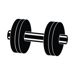 dumbbell isolated on white background