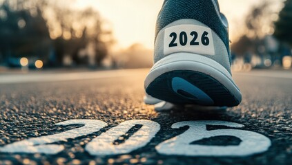 Runner's shoe stepping into 2026.