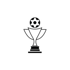 trophy logo vector design trophy logo for tournament winners and championship awards