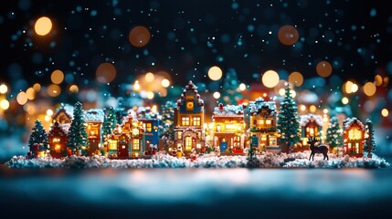 Enchanted Christmas Village: A Miniature Winter Wonderland
