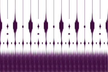 Vertical ikat vector in deep plum, great for elegant textile prints, fashion design, and cultural artwork.