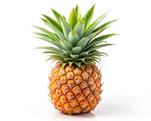 Fototapeta premium pineapple on white background