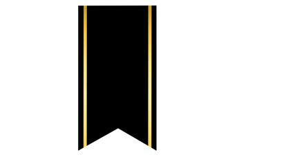 Elegant Golden Label, Premium Gold Banner