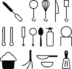 Cooking Icons Vector Art