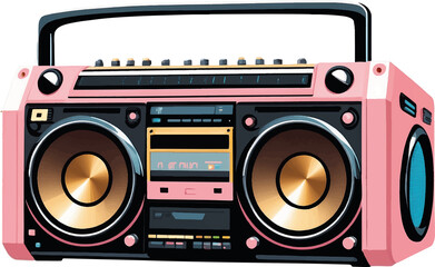 Fototapeta premium Retro Boombox