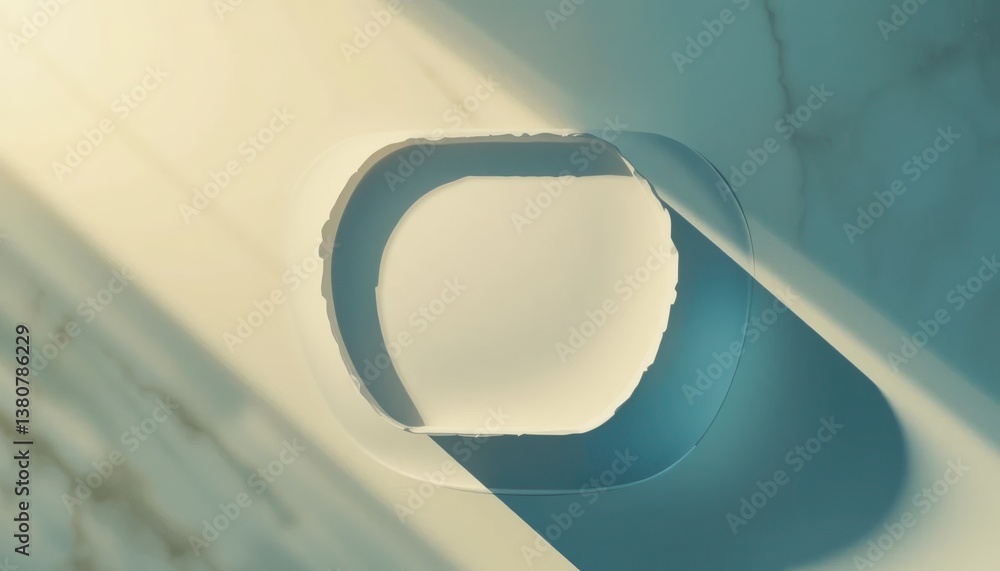 Poster abstract geometric design in modern architecture urban environment digital art minimalistic viewpoin