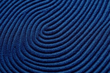 Fototapeta premium Abstract Blue Pattern with Wavy Lines and Texture on Surface