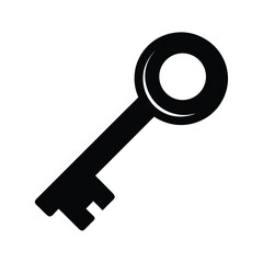 3d golden key vector illustration