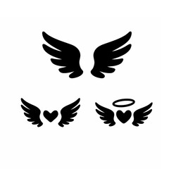 vector wings set