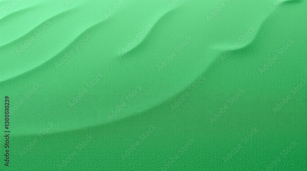 Poster abstract green waves in soft texture background