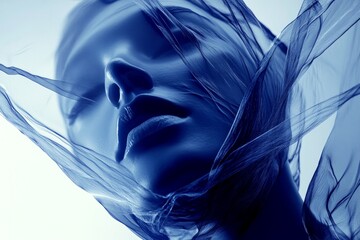 Forgotten important event - nightmares, bad dreams: abstract image of human state. Sleep anxiety. Metaphorical forgotten important event perceptions of fear and despair. Nightmare scene.