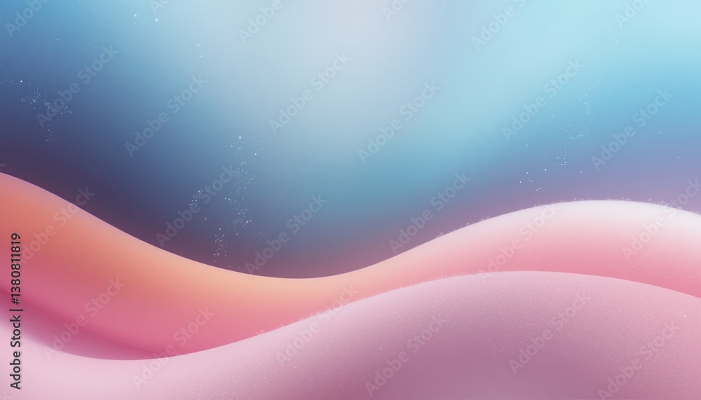 Poster dynamic abstract wave patterns digital art background design colorful gradient environment artistic 