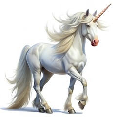 Naklejka premium horse isolated on white background