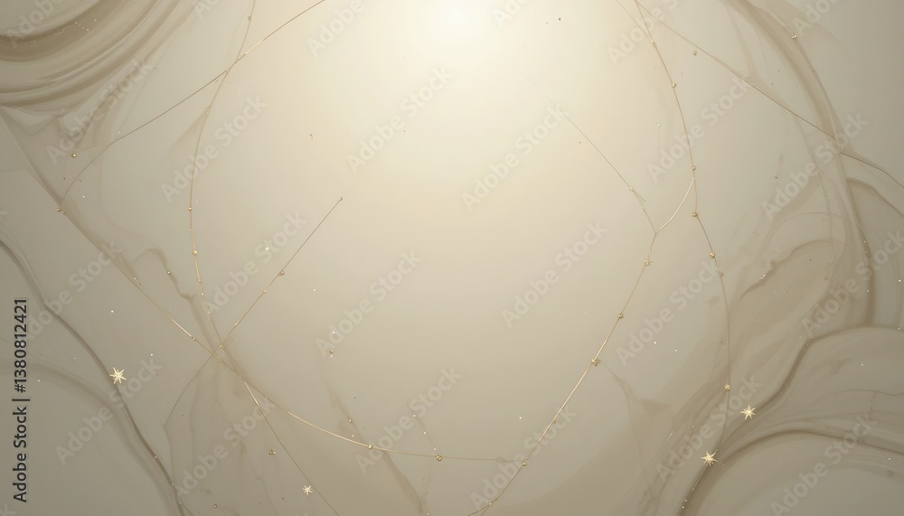 Poster Abstract light patterns creating a serene atmosphere digital art minimalist design soft tones artistic viewpoint conceptual beauty