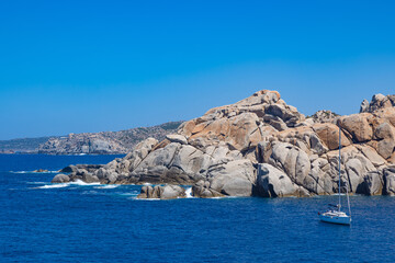 Der Liegeplatz vor Capo Testa