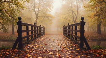 Autumn's Gentle Embrace AI Generated