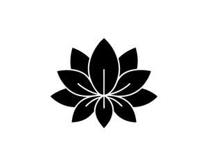 creative details Chinar Flower Icon vector illustration