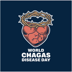 World Chagas Disease Day flyer poster image  20.eps