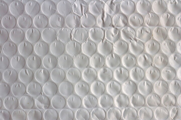 white bubble wrap envelope texture background. abstract background