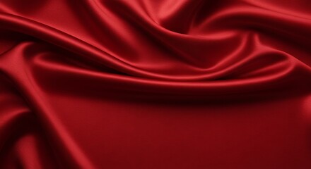 Obraz premium Crimson Drape AI Generated