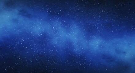 Fototapeta premium Celestial Dust and Azure Dreams AI Generated