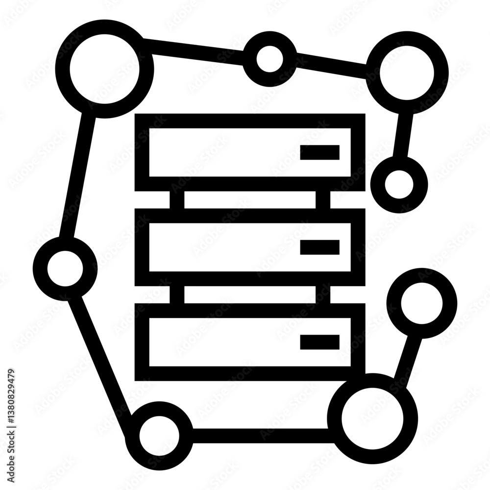 Poster data complexity vector icon