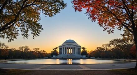 Obraz premium Autumn's Embrace AI Generated