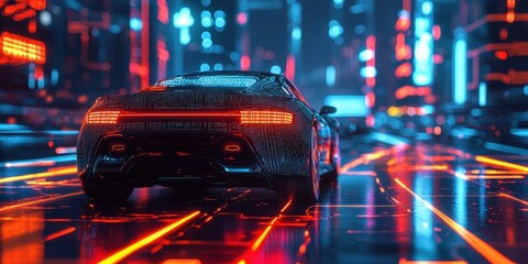 Futuristic urban mobility transforming transportation with smart tech