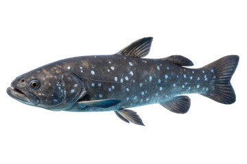 Fototapeta premium Unique species of fish with distinctive spots swimming gracefully in crystal clear waters