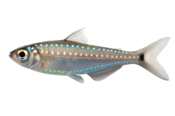 Brightly colored freshwater fish showcasing vibrant patterns and unique features for educational purposes