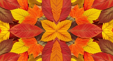 Autumn's Kaleidoscope AI Generated
