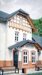 old house in the village