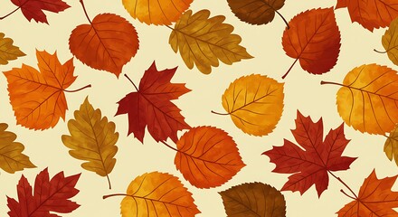 Obraz premium Autumn's Gentle Descent AI Generated