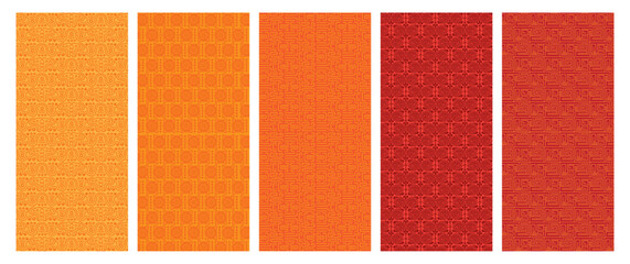 Seamless pattern of ornamental geometric figures from the pre-Hispanic Aztecs from Mexico, ethnic texture, boho texture, vector illustration