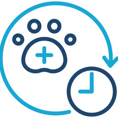 Obraz premium 24 Hours Icon