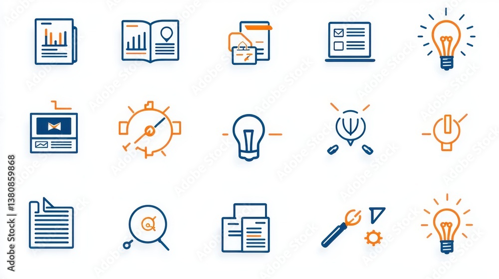 Poster comprehensive analysis and planning for business growth and success through the application of innov