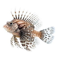 Another lionfish variant with slightly different pose and fin display.