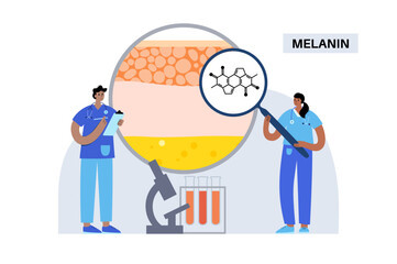 Melanin chemical formula