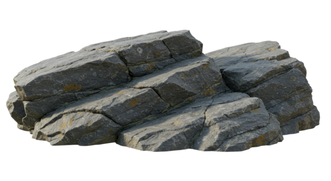 Isolated rock stone boulder nature geology gray